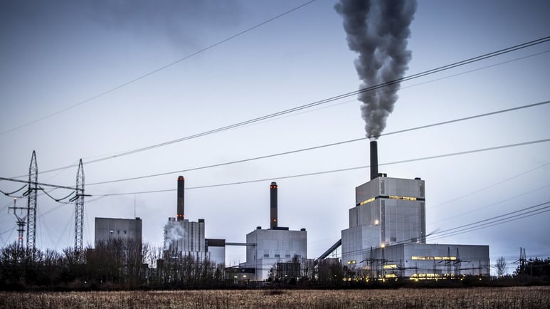 Decommissioned coal plant at Vodskov